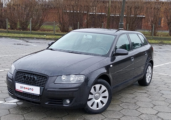 Audi A3 cena 24500 przebieg: 199000, rok produkcji 2007 z Ciężkowice małe 529